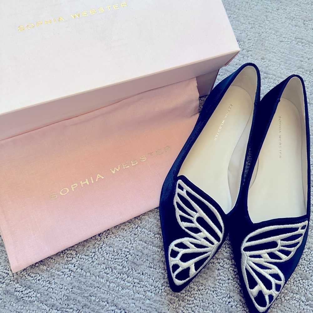 New Sophia Webster Bibi Butterfly flats